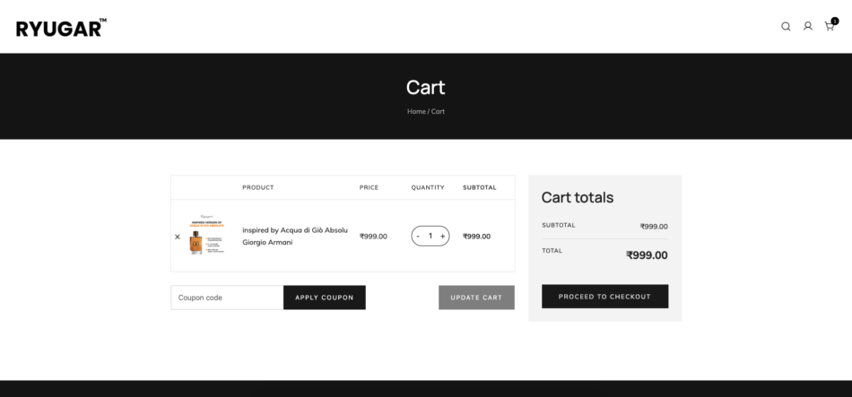 Cart Page