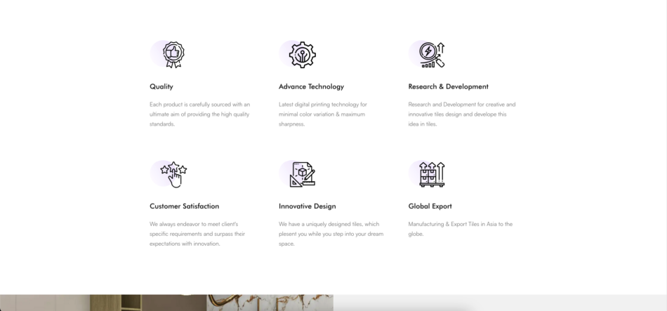 Highlight Icons Section